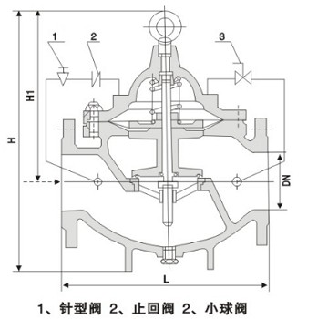 緩閉止回閥結構圖