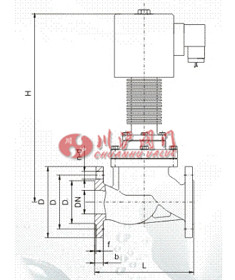 帶散熱片電磁閥結構圖