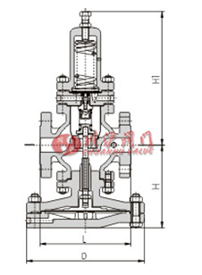 DP17型蒸汽減壓閥結(jié)構(gòu)圖